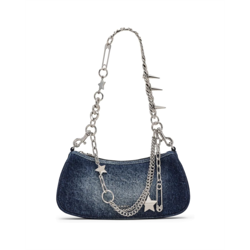 Marc Jacobs The Faded Denim Charm Shoulder Bag