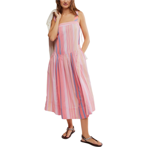 Womens Free People Primavera Stripe Midi
