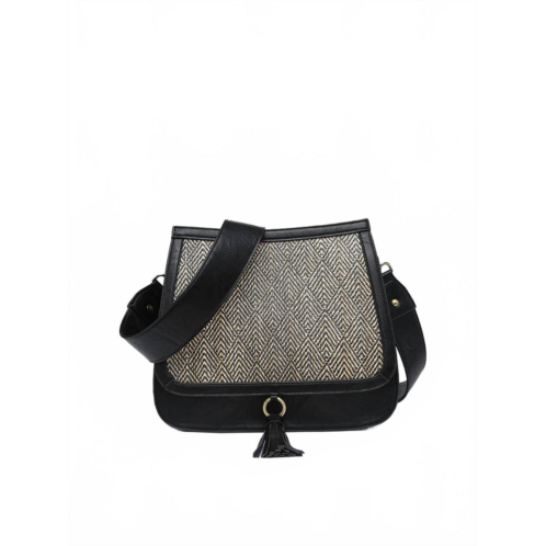 Jen & Co. womens bailey crossbody bag in black