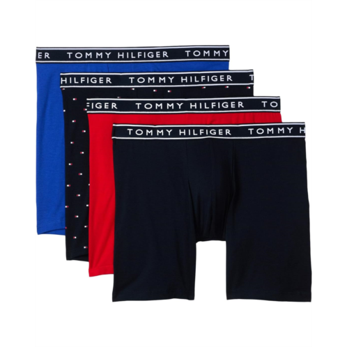 Mens Tommy Hilfiger Cotton Stretch 4-Pack Boxer Brief