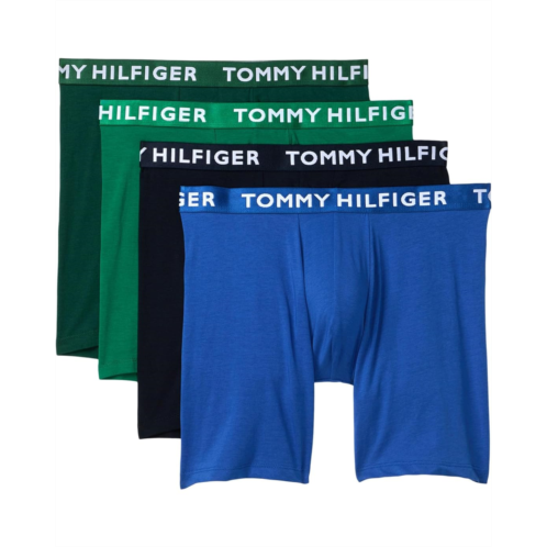 Mens Tommy Hilfiger Cotton Stretch 4-Pack Boxer Brief