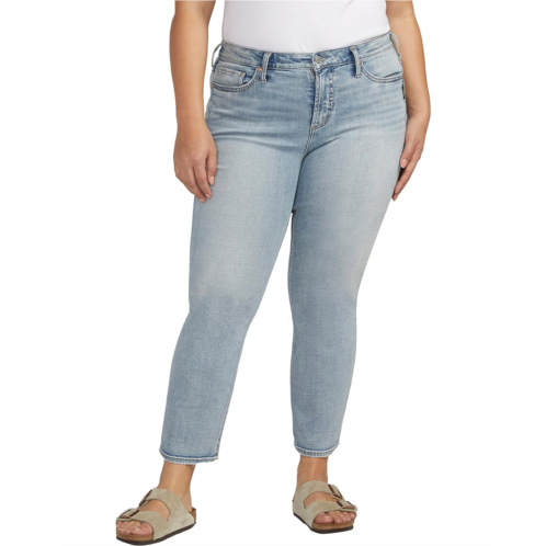 Silver Jeans Co. Plus Size Most Wanted Mid-Rise Ankle Jeans W63424ECF139