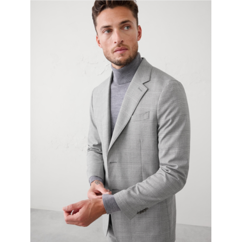 bananarepublic Tailored-Fit Glen Plaid Suit Jacket