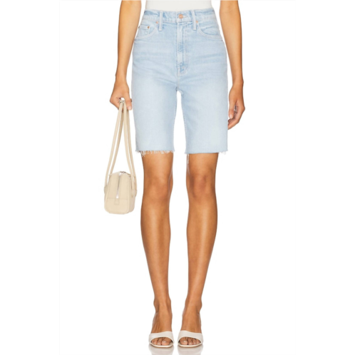 Mother high waisted rider bermuda short in cowabunga