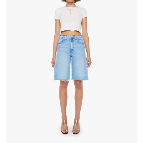 Mother the half-pipe bermuda in light blue