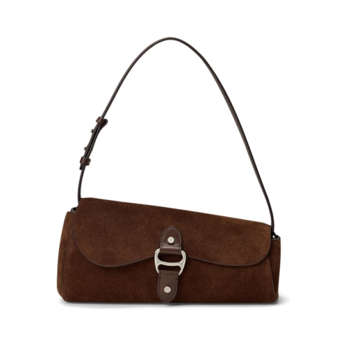 POLO RALPH LAUREN Lauren Ralph Lauren Suede Leather Medium Tasha East-west Shoulder Bag