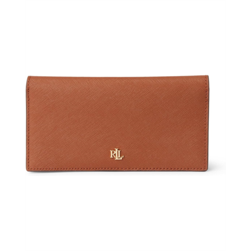 POLO RALPH LAUREN Lauren Ralph Lauren Crosshatch Leather Slim Wallet
