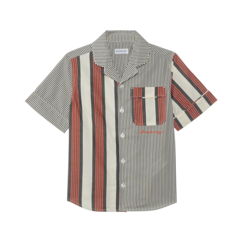 Burberry Kids Xanadu Striped Short Sleeve Shirt (Toddler/Little Kid/Big Kid)