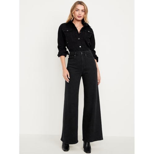 OldNavy Extra High-Waisted Super Wide-Leg Jeans