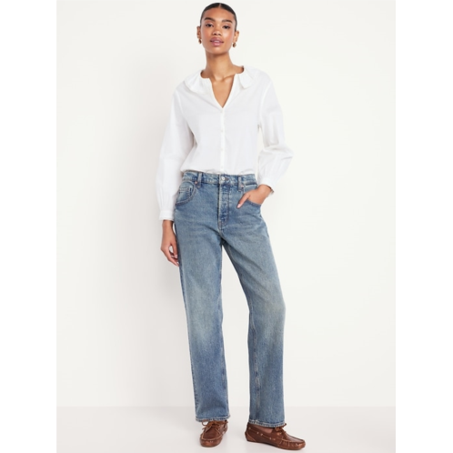 OldNavy Low-Rise Slouchy Straight Jeans