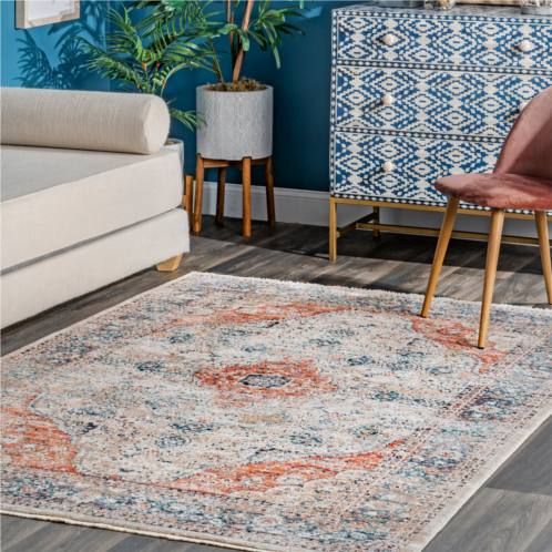 NuLOOM corinne herati medallion area rug