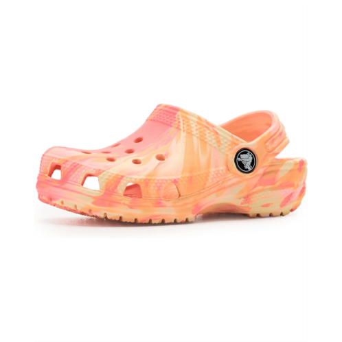 Crocs Kids Classic Marbled Tie-Dye Clog (Toddler)