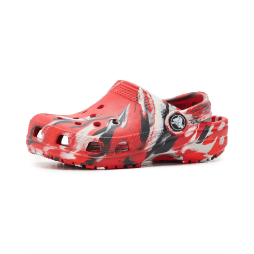 Crocs Kids Classic Marbled Tie-Dye Clog (Toddler)