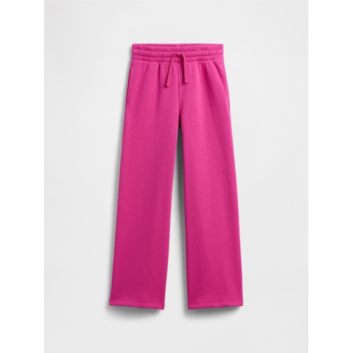 Gap Kids Relaxed Wide-Leg Sweatpants