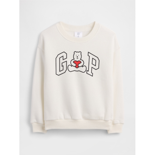 babyGap Logo Relaxed Crewneck Sweatshirt