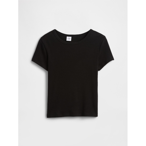 Gap Kids Ribbed Crewneck T-Shirt