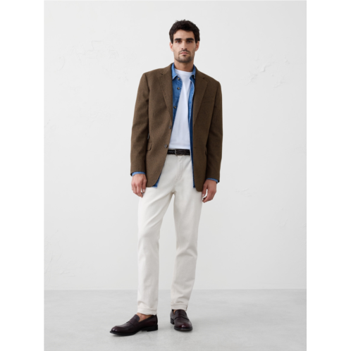 bananarepublic Tailored-Fit Brown Houndstooth Jacket