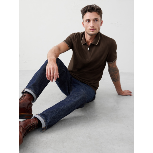 bananarepublic Zip Placket Polo