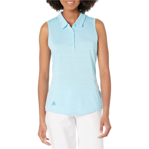 Adidas Golf Space Dye Sleeveless Polo Shirt