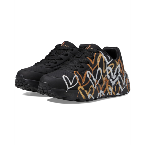 SKECHERS KIDS Uno Lite - Metallic Love 314067L (Little Kid/Big Kid)