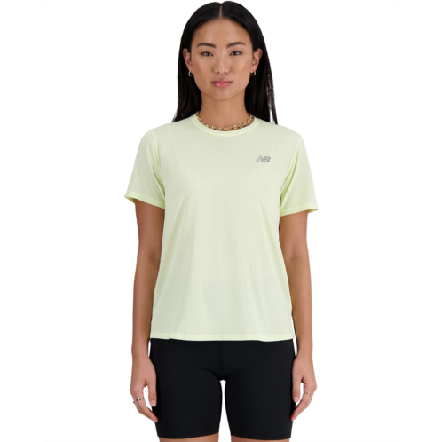 New Balance Womens Athletics T-Shirt Heather