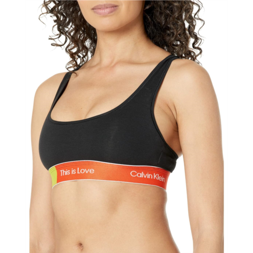 Calvin Klein Underwear This Is Love Cotton Color-Block Unlined Bralette