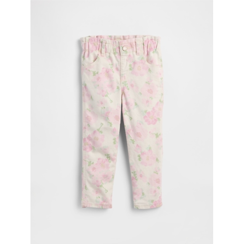 babyGap Print Paperbag Mom Jeans