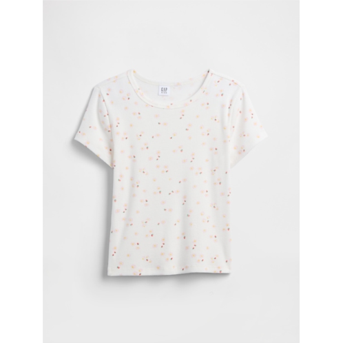 Gap Kids Ribbed Crewneck T-Shirt