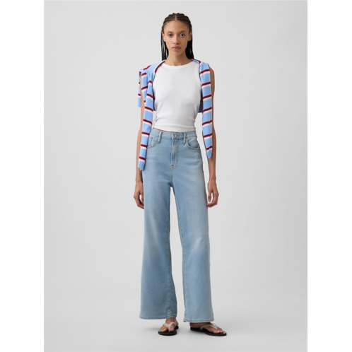 Gap High Rise Wide-Leg Sweatpant Jeans