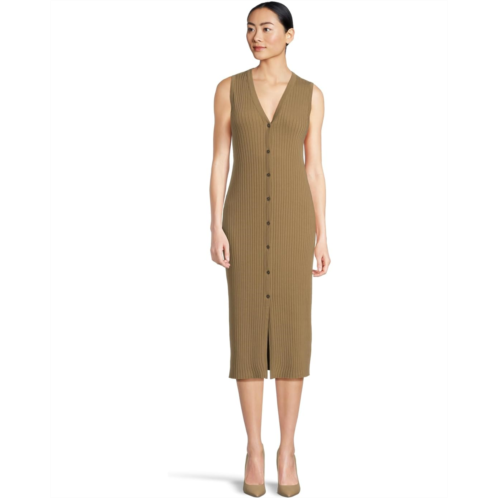 Vince Rib Sleeveless Dress