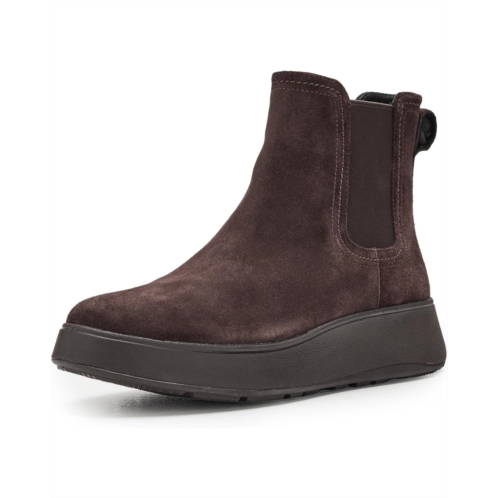 Womens FitFlop F-Mode Stitch Warm Suede Chelsea Boots