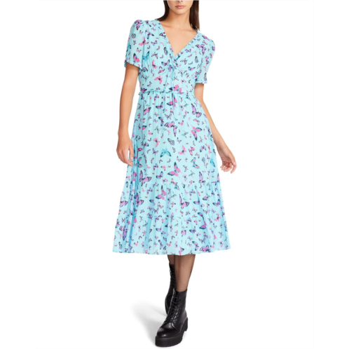 Betsey Johnson Butterfly Dance Cotton Voile Midi Dress