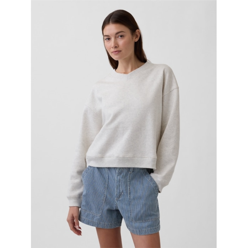 Gap Oversized Wedge V-Neck Sweatshirt
