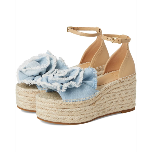 Kate Spade New York Flourish Denim Espadrille Wedge Sandals