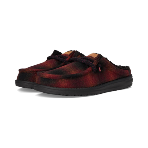 Hey Dude Wally Slip Cozy Plaid