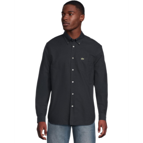 Lacoste Long Sleeve Regular Fit Oxford Button-Down Shirt