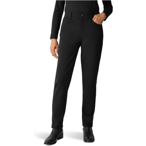 Womens Eileen Fisher Washable Flex Ponte High Waisted Slim Full Length Jean