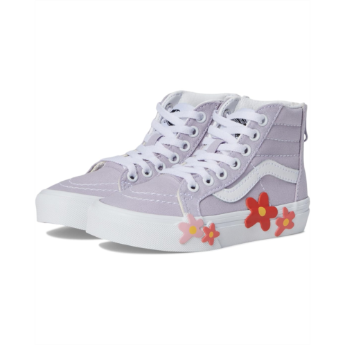 Vans Kids Sk8-Hi Zip Flower (Little Kid)