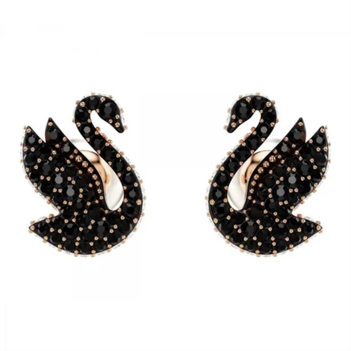 Swarovski Swan Stud Earrings