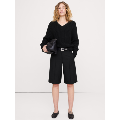 Bananarepublic Cotton V-Neck Sweater