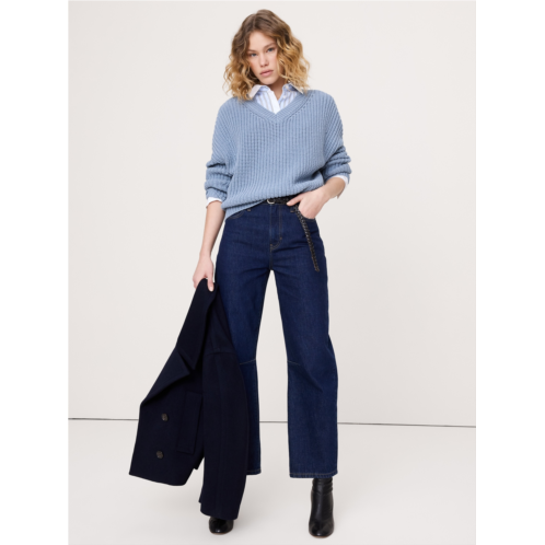 Bananarepublic Cotton V-Neck Sweater