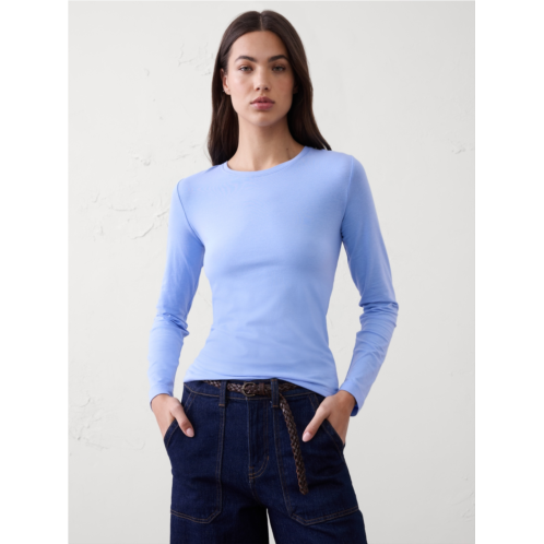 bananarepublic Timeless Long-Sleeve Crew-Neck T-Shirt