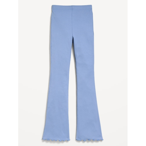 OldNavy High-Waisted Ribbed Flared Leggings for Girls