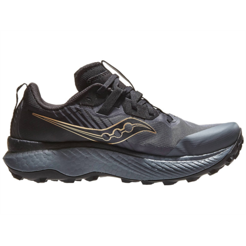 SAUCONY womens endorphin edge shoe in black/goldstruck