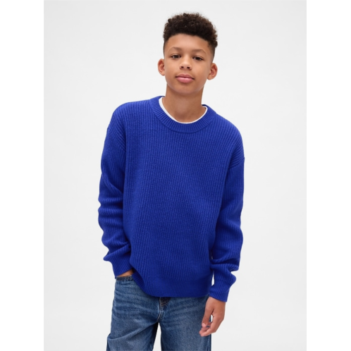 Gap Kids CashSoft Relaxed Crewneck Sweater