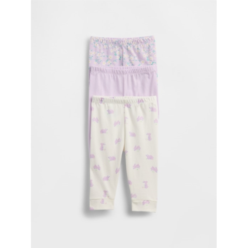 Gap Baby First Favorites Organic Cotton Pull-On Pants (3-Pack)