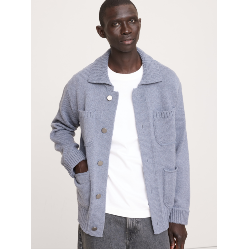 Bananarepublic Italian Cotton-Blend Sweater Jacket