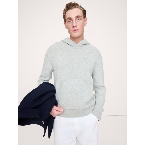 Bananarepublic Cashmere-Cotton Sweater Hoodie