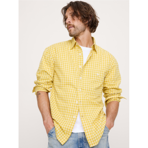 Bananarepublic Relaxed-Fit Washed Cotton Poplin Shirt