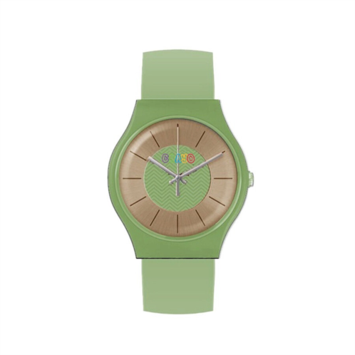 Crayo Trinity Rose Dial Green Leatherette Watch